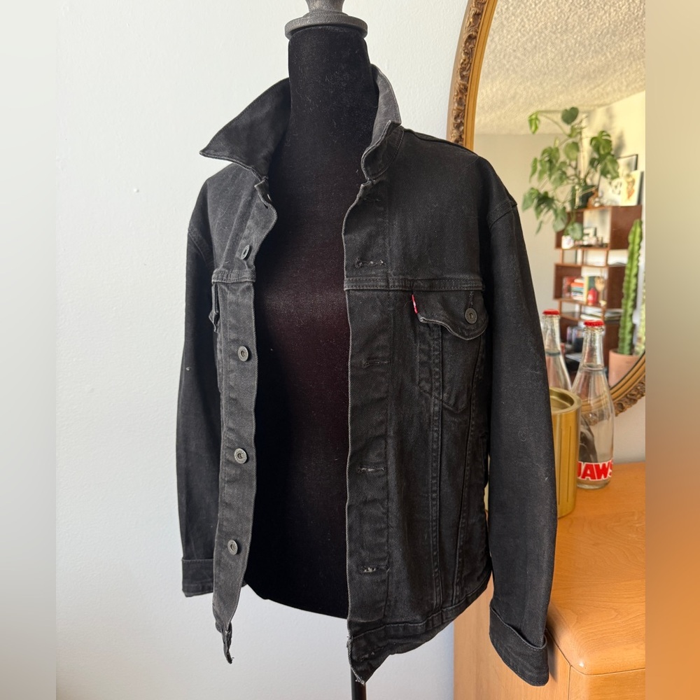 Levi's Black Denim Trucker Jacket